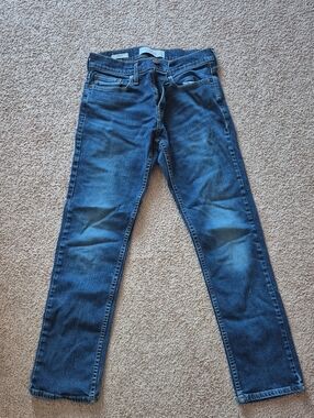 Hollister Women's Straight-Leg Blue Denim Jeans